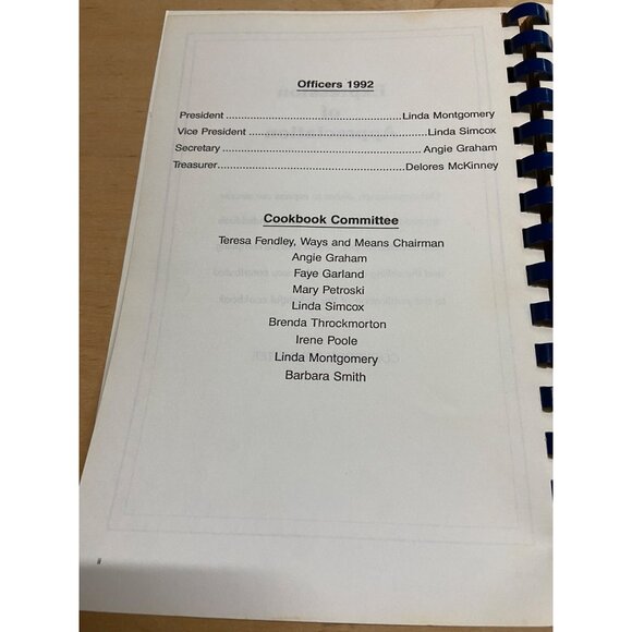 The Springfield Garden Club Community Cookbook 1992 Vintage Spiral - Picture 5 of 9